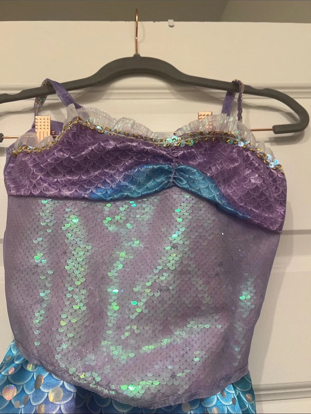 Disney Iridescent Purple and Blue Mermaid Dress